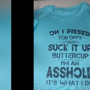 Blue Graphic Shirt Size XL